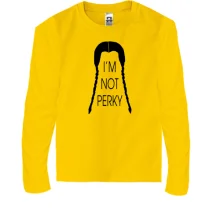 Детский лонгслив I`m not Perky